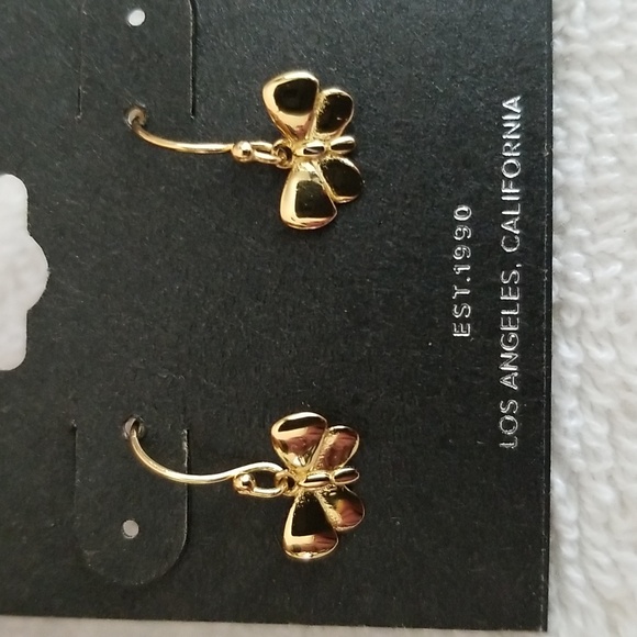 New Lucky Brand Butterfly Drop Earrings - Picture 2 of 5